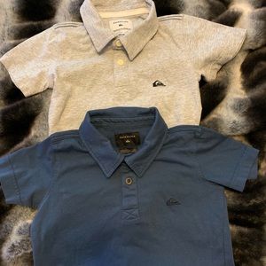 Lot of 2 brand new Quiksilver Boys Polos!